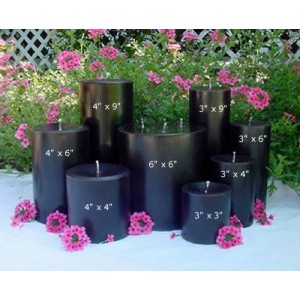 Unscented Black Pillar