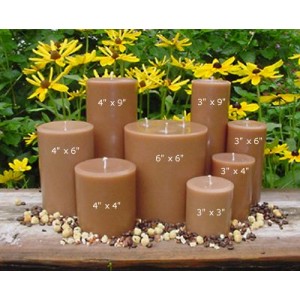 Brown Unscented Pillar