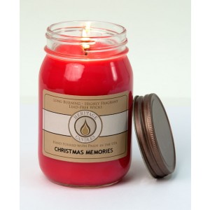 Christmas Memories Traditional Canning Jar Candle