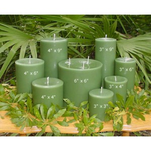 Sage Green Pillars