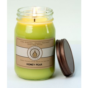 Honey Pear Traditional Canning Jar Candle