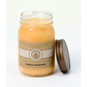 Mango Mandarin Traditional Canning Jar Candle