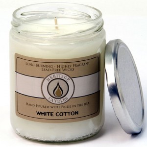 White Cotton Classic Jar Candle