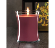 Black Raspberry & Vanilla Hour Glass Jar Candle