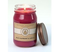 Black Raspberry & Vanilla Traditional Canning Jar Candle
