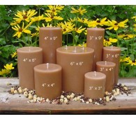 Brown Unscented Pillar