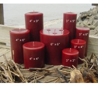 Wine Unscented Pillar