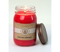 Christmas Memories Traditional Canning Jar Candle