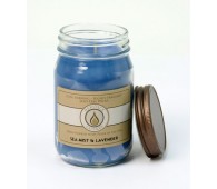 Sea Mist and Lavender Traditional Canning Jar Candle