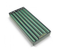Dark Green 12 inch Beeswax Enriched Dinner Candles