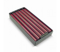 Red 12 Inch Beeswax Enriched Dinner Candles