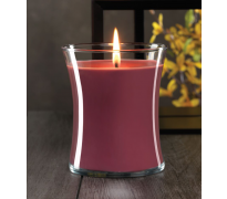 Black Raspberry & Vanilla Hour Glass Jar Candle