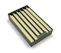 Ivory 9" Beeswax Enriched Dinner Candles 