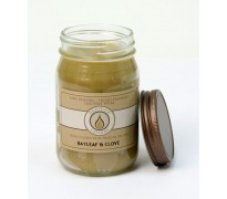 Bay Leaf and Clove Traditional Canning Jar Candle