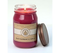 Black Raspberry & Vanilla Traditional Canning Jar Candle
