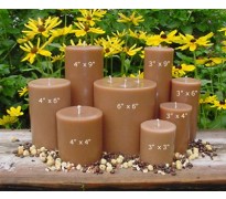 Brown Unscented Pillar