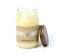 Lemongrass and Sage Traditional Canning Jar Candle