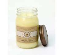 Pineapple Slices Traditional Canning Jar Candle