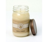 Vanilla Ginger Traditional Canning Jar Candle