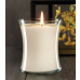 White Cotton Hour Glass Jar Candle